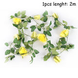 Xpoko 10-40Cm Baby Shower Flowers Hoop Garland Wreath Artificial Plants Rattan Fake Flower Home Garden Decoration Wedding Decorations