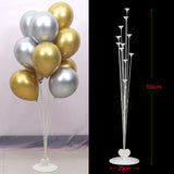 Xpoko Adult Birthday Decorations Balloon Stand Ballons Arch Stick Holder 1St Birthday Party Decorations Kids Baby Shower Wedding Decor