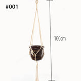 Back to School Hot Sales 100% Handmade Macrame Plant Hanger Flower /Pot Hanger For Wall Decoration Countyard Garden