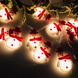Xpoko Christmas Santa Claus String Lights Decoration For Home 2020 Christmas Ornament Xmas Gift New Year LED Garland String Lights