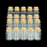 5Pcs 5/10/15/20ml Christmas Wish Bottles Small Empty Clear Glass Bottles Vials For Holiday Wedding Home Decoration Gifts Bottle