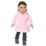 2020 New Fit 18 inch Baby New Born Doll Clothes Accessories White Powder Plaid 3 Piece Suit for American og Girl Dolls