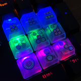 9Pcs/Set Cherry Pbt Artisan Keycaps For Mechanical Gaming Keyboard Caps Setup Gamer Accessories Custom Diy Cute Kawaii KeyCap