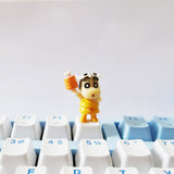 Cute Crayon Shinchan Personality Cartoon Anime Mechanical Keyboard Keycaps PBT custom Keycap Diy Key Cap Accessories Cherry Mx