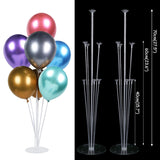 Xpoko back to school  7 /11/19Tubes Balloon Holder Column Confetti Balloons Stand Stick Balons Happy Birthday Balloons Decorations Wedding Ballon Deco