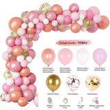 Xpoko Rose Gold Balloon Garland Arch Kit Wedding Birthday Baloon Birthday Party Decor Kids Baby Shower Latex Confetti Ballon Balon