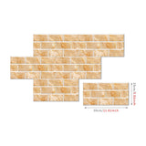 6/12PCS Retro Brick Pattern Stickers for Kitchen Backsplash Tile Countertop Decoration Oil-proof Waterproof Decals Home Decor