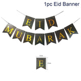 EID Mubarak Moon Balloon Background Set Ramadan Decoration For Home Islamic Muslim Party Backdrop Set EID Al Adha Ramadan Kareem