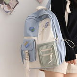 Xpoko DIEHE Women Backpack Waterproof Nylon School Backpack For Teenage Girls Ladies Rucksack Girl Book Bag Mochila Backpack School