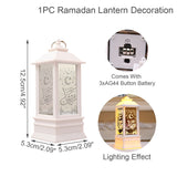 New Wind Lights Ramadan Lantern LED Decoration for Home Scene Holiday Gifts Handicraft Ornaments Islam Muslim Party EID Mubarak