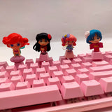 Key Cap Personalized ESC Keycap Beautiful Girl Pink Light Transparent Cute Cross Cherry MX Keycaps For Mechanical Keyboard Anime