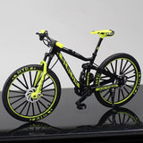 1:10 Alloy Bicycle Model Diecast Metal Finger Mountain bike Racing Toy Bend Road Simulation Collection Toys for children