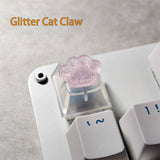 Handmade Customized Cat Claw Keycaps For Mechanical Keyboard MX Switch Personality Resin Keycap R4 Key Cap Gaming Accessories
