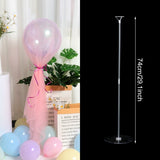 Balloon Arch Balloons Stand for Baby Shower Wedding Decorations Baloon Column Base Round Hoop Holder Birthday  Balloon Support