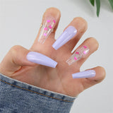 2022 Reusable Press On Nails Wholesale Bulk Supplier Stick-on Nails Set French Fingernail Fake With Designs