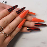 2022 Reusable Press On Nails Wholesale Bulk Supplier Stick-on Nails Set French Fingernail Fake With Designs