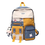 Kawaii Girl Backpack Fashion Leisure Women Travel Bagpack Cute School Bag for Teenage Bookbag Femal Mochila Waterproof