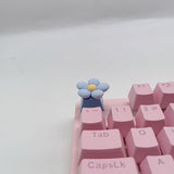 Personalized Flower Model Keycaps ESC Cherry Custom Keycap Cute Pink Stereo Mechanical Keyboard Caps Accessories PBT Diy Key Cap