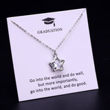 Graduation Gift Graduate Necklace Degree Diploma Senior Choker Necklaces School Leavers 2019 2020 Women Jewelry