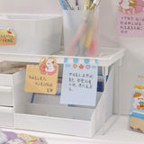 back to school 80 sheets Creative Sticky Notes Cartoon Animals Sticker Bookmarks Memo Pad Sticky Notepaper Stationery Office School Supplies