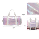 Fashion Travel Bags For Women Large Capacity Hand Luggage Waterproof Weekend Sac Voyage Female Messenger Bag Dry And Wet