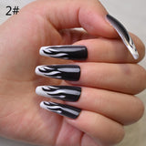 2022 Reusable Press On Nails Wholesale Bulk Supplier Stick-on Nails Set French Fingernail Fake With Designs