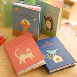 back to school Creative Hardcover Memo Pad Notepad Sticky Notes Architecture Stationery Diary Notebook Office School Supplies pen