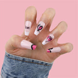 2022 Reusable Press On Nails Wholesale Bulk Supplier Stick-on Nails Set French Fingernail Fake With Designs