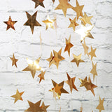 4M Twinkle Star Paper Garland Baby Shower Decorations for Home Boy Girl First Birthday Party DIY Wedding Decor Christmas Props