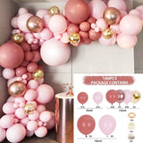 Xpoko Rose Gold Balloon Garland Arch Kit Wedding Birthday Baloon Birthday Party Decor Kids Baby Shower Latex Confetti Ballon Balon