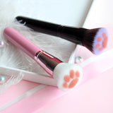 Xpoko 1pcs Makeup Brushes Cute Cat Paw Unique Desig Eye Shadow Blending Professiona Concealer Foundatio Brushes Cosmetic Cleaning Tool