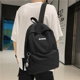 Fashion Women Backpack Leisure Rucksack Femal Bookbag for Teens Girls Lovers School Bag Simple Shoulder Travel Mochila
