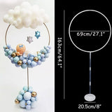 Xpoko back to school  7 /11/19Tubes Balloon Holder Column Confetti Balloons Stand Stick Balons Happy Birthday Balloons Decorations Wedding Ballon Deco