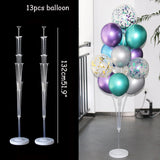 Xpoko back to school  7 /11/19Tubes Balloon Holder Column Confetti Balloons Stand Stick Balons Happy Birthday Balloons Decorations Wedding Ballon Deco