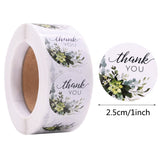 500pcs 1Inch Thank You Stickers Heart Floral Seal Labels Paper Stickers For Wedding Party Gift Envelope Decorations Stickers