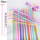 Xpoko back to school  7 /11/19Tubes Balloon Holder Column Confetti Balloons Stand Stick Balons Happy Birthday Balloons Decorations Wedding Ballon Deco