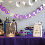 6pcs Eid Mubarak Candy Box Favor Ramadan Gift Bag with Stickers Islamic Muslim Festival Happy al-Fitr Eid Event Party Supplies