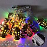 10Led Eid Mubarak Led Light String Star Moon Night Light Islamic Muslim Festival Decorations For Home Ramadan Kareem Ornaments