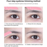 Xpoko 1/2/3/4/5pcs Eyebrow Trimmer Eyebrow Razor Shaver Blade Shaper Face Razor Facial Hair Remover for Women Beauty Makeup Tools