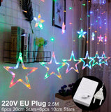 Christmas Led Garland Curtain String Light Merry Christmas Decor For Home 2021 Cristmas Ornament Xmas Navidad Noel Gift New Year