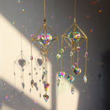 Back to School Sun Catchers Crystal Pendant Light Catcher Rainbow Chaser Hanging Wind Chimes Home Garden Decoration
