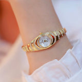 Xpoko High-quality Japanese movement Fashion Small Watches For Women Rose Gold Luxury Ladies Wristwatch Diamond Female Bracelet Watch