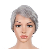 Short Pixie Bob T Part Lace Human Hair Wig For Women Natural Pre Plucked Glueless Ombre Burgundy Brazilian Remy 613 Wigs