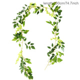 Xpoko 10-40Cm Baby Shower Flowers Hoop Garland Wreath Artificial Plants Rattan Fake Flower Home Garden Decoration Wedding Decorations