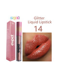 Xpoko 15 Colors Matte Glitter Lip Gloss Diamond Shimmer Nude Makeup Liquid Lipsticks Waterproof Long Lasting Lip Tint Shiny Cosmetics