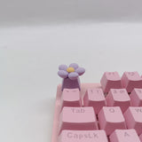 Personalized Flower Model Keycaps ESC Cherry Custom Keycap Cute Pink Stereo Mechanical Keyboard Caps Accessories PBT Diy Key Cap