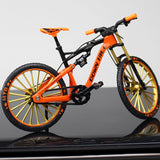 1:10 Alloy Bicycle Model Diecast Metal Finger Mountain bike Racing Toy Bend Road Simulation Collection Toys for children