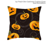 Xpoko Halloween Decoration For Home Cartoon Pumpkin Bat Ghost Pillowcase Horror Halloween Party Supplies Accessories Haloween Ornament