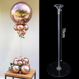 Xpoko back to school  7 /11/19Tubes Balloon Holder Column Confetti Balloons Stand Stick Balons Happy Birthday Balloons Decorations Wedding Ballon Deco