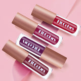 Xpoko Back to School Diamond Matte Velvet Lip Gloss Non-Stick Cup Waterproof Long-lasting Moisturizing Shimmer Liquid Lipstick Makeup  Cosmetic